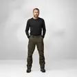 Fjällräven Drev Hybrid Trousers Dark Olive 48/S - Metsästyshousut - 7323451052965 - 5