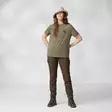 Fjällräven Foxy Boxy Logo Tee W L Green - T-Paidat - 7323450857165 - 3