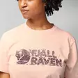 Fjällräven Lush Logo T-shirt W L Ultramarine - T-Paidat - 7323451016165 - 5