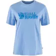 Fjällräven Lush Logo T-shirt W L Ultramarine - T-Paidat - 7323451016165 - 1