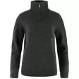Fjällräven Övik Half Zip Knit Sweater W Dark Grey XS - Stickade tröjor och ylletröjor - 7323450937065 - 1