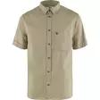 Fjällräven Övik Travel Shirt SS L Sand Stone - Kauluspaidat - 7323450686925 - 1