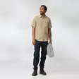 Fjällräven Övik Travel Shirt SS L Sand Stone - Kauluspaidat - 7323450686925 - 3