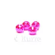 Ikon 3mm Metallic hot pink slotted diamond tungsten beads 20pc - Perhokuulat - 6430077070455 - 2