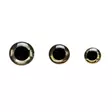 Svartzonker Eyes 12mm 40kpl - Gold - Viehesilmät - 6430055948165 - 1