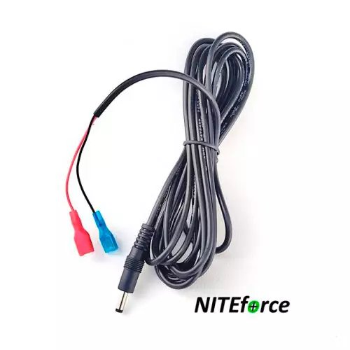 Niteforce 3m Akkujohto 6V/12V Ulkoiselle Virtalähteelle - Riistakamerat - 6430061581745 - 1