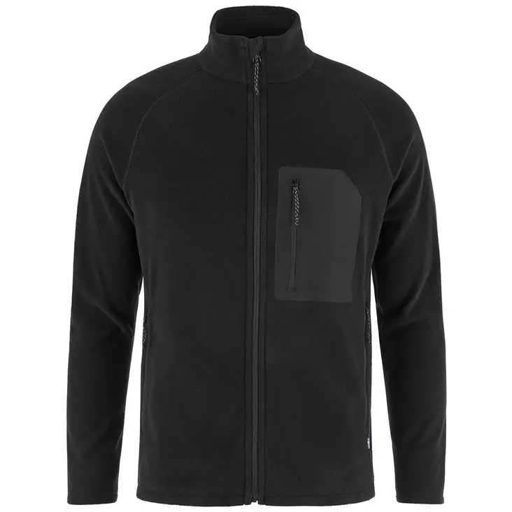 Fjällräven Kaipak Fleece M L Black-Black - Fleeces and Hoodies - 7323451198595 - 1
