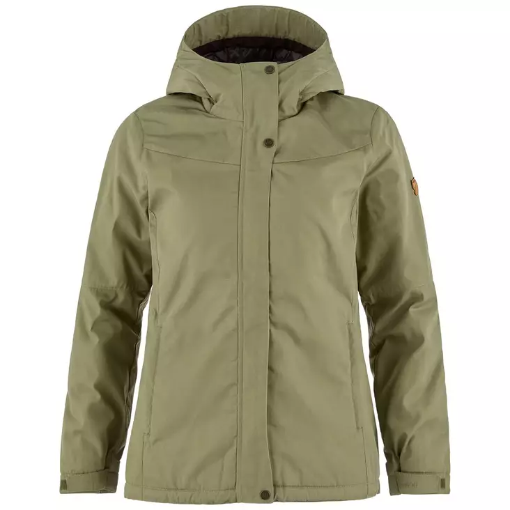 Fjällräven Stina Padded Jacket W Green M - Naisten Fjällräven talvivaatteet - 7323451211805 - 1