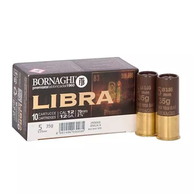 Bornaghi Libra Bismuth 12/70 35g 3,05mm 10kpl - Kaliiperi 12/70 - 8051496030035 - 1