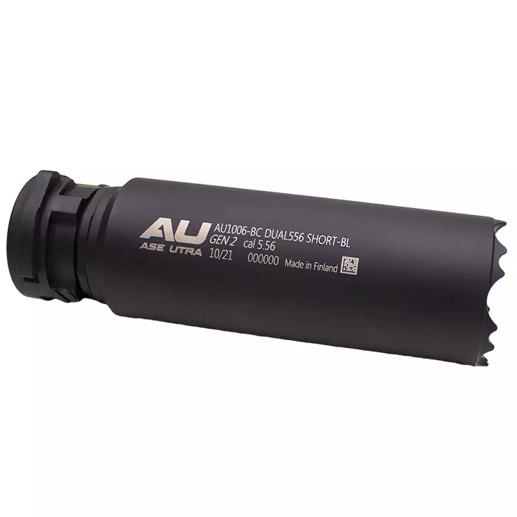 Ase Utra DUAL556 Short BoreLock Gen2 Cal 5.56/.223 Black Cerakote - Ljuddämpare - 4545458419845 - 1