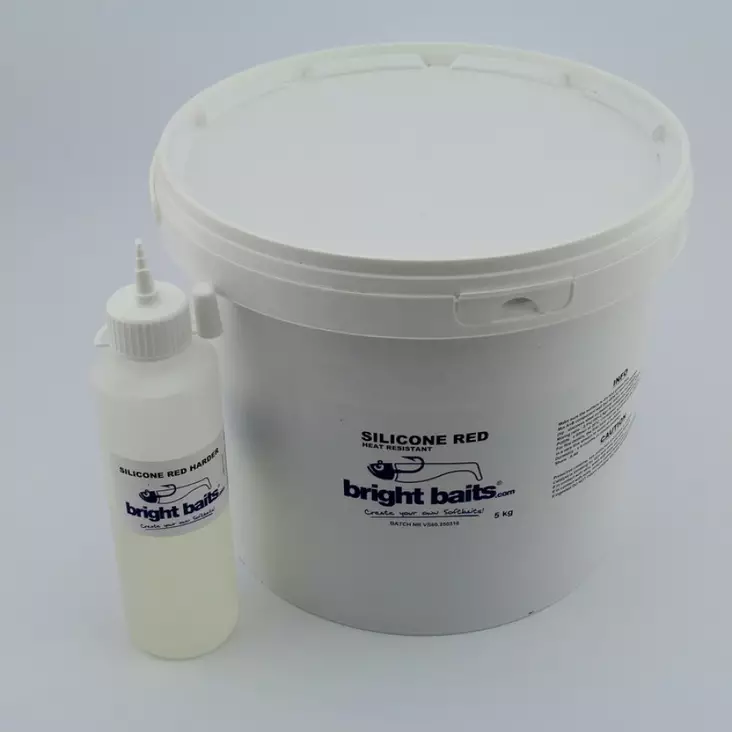 BB Muottisilikoni Red 400°C 5kg - Silikonimuotin valmistus - 3964933349935 - 1