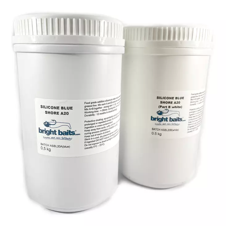 BB Muottisilikoni Sininen Shore A20 1kg - Silikonimuotin valmistus - 4545458494415 - 1