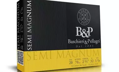 B&P Semi Magnum 20/70 32g 3,1mm 10kpl - Kaliiperi 20 - 8034134049835 - 1