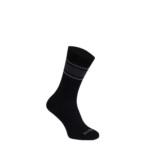 Bridgedale Everyday Ultralight Merino Men's Black/Light Grey S (36-39) - Vaellussukat - 610306138705 - 1