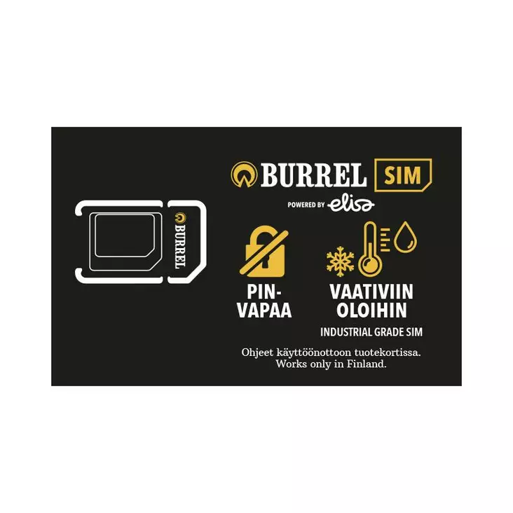 Burrel Sim Kortti - Riistakamerat - 6438347030475 - 1