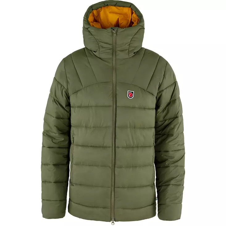 Expedition Mid Winter Jacket M S Green-Mustard Yellow - Miesten Fjällräven takit - 7323450941215 - 1
