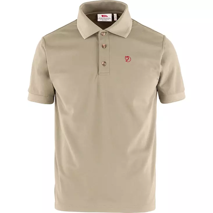 Fjällräven Crowley Pique Shirt M L Fossil - T-Paidat - 7323451160585 - 1