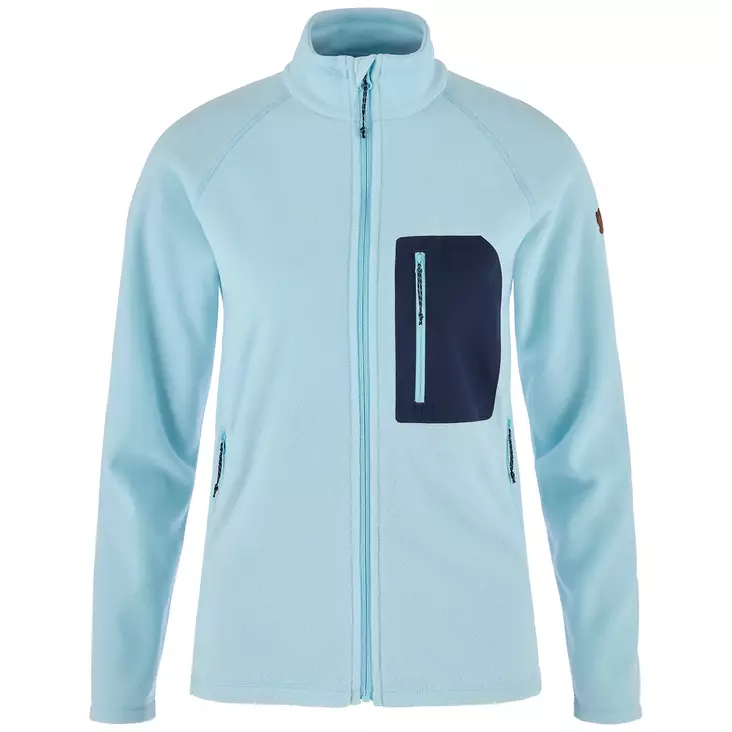 Fjällräven Kaipak Fleece W L Breeze Blue-Navy - Fleeces and Hoodies - 7323451202605 - 1