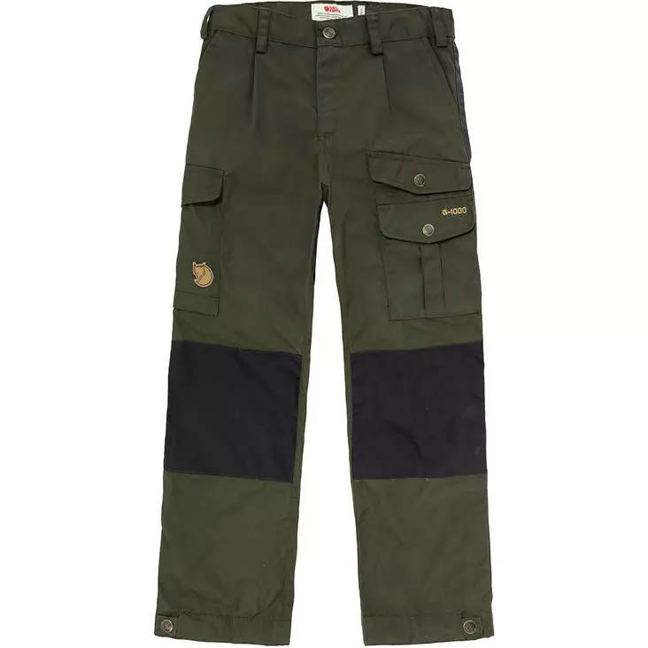 Fjällräven Kids Vidda Trousers 128 Deep Forest - Lasten ulkoiluvaatteet - 7323450801045 - 1