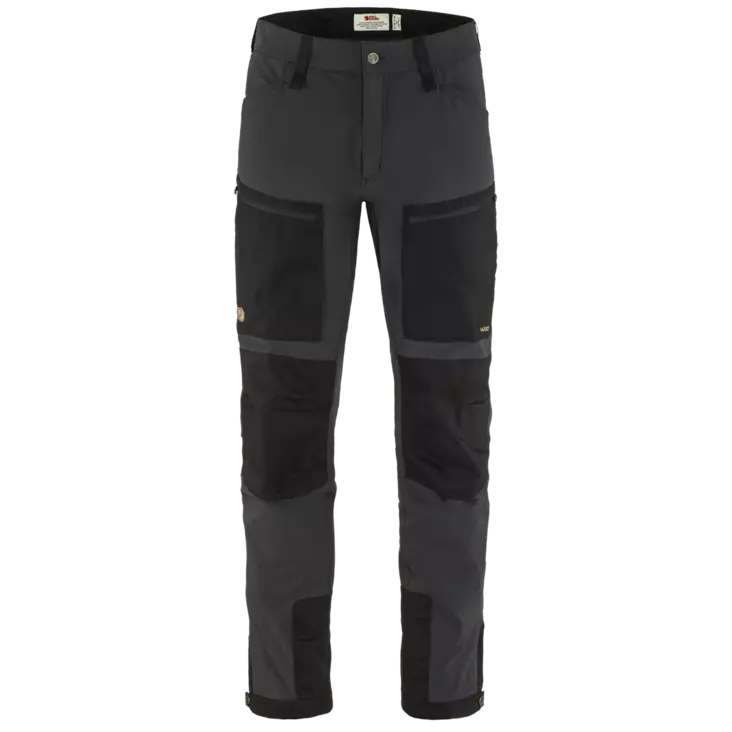 Keb Agile Trousers M Black 46/R - Miesten Fjällräven housut - 7323450763725 - 1