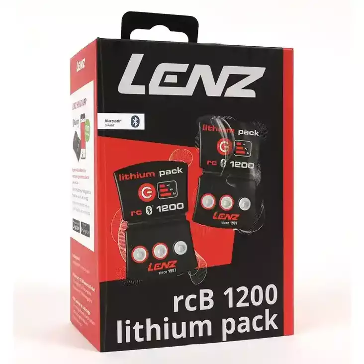 Lenz Lithium pack rcB 1200 akkupari+laturi - Akkukäyttöiset lämpövaatteet - 9006729113305 - 1