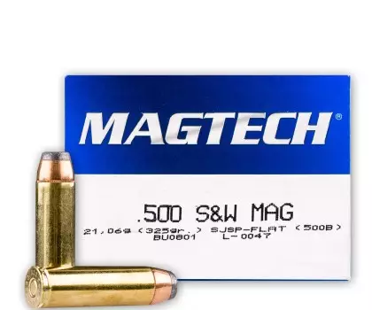 Magtech 500 S&W SJSP 20kpl - Revolverin patruunat - 7891798022045 - 1