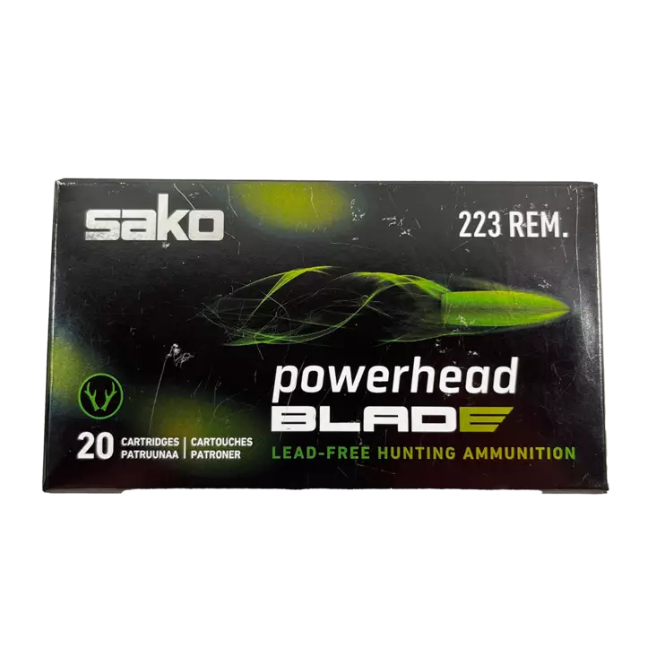 Sako Blade 223rem 3,56g 20kpl - Kaliiperi .223 Rem - 6438053178065 - 1