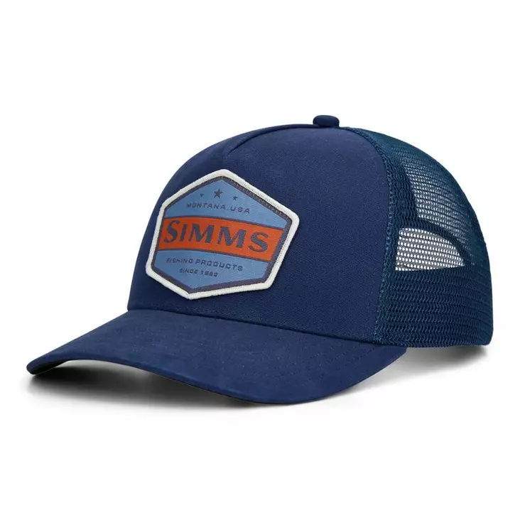Simms Double Haul Trucker Selvedge Honor Badge - Kepsar - 694264709795 - 1