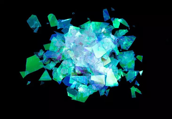 Svartzonker Iridecent Flake Glitter 20 g Mother of pearl - Lakka- ja plastisolihileet - 7340031011785 - 1