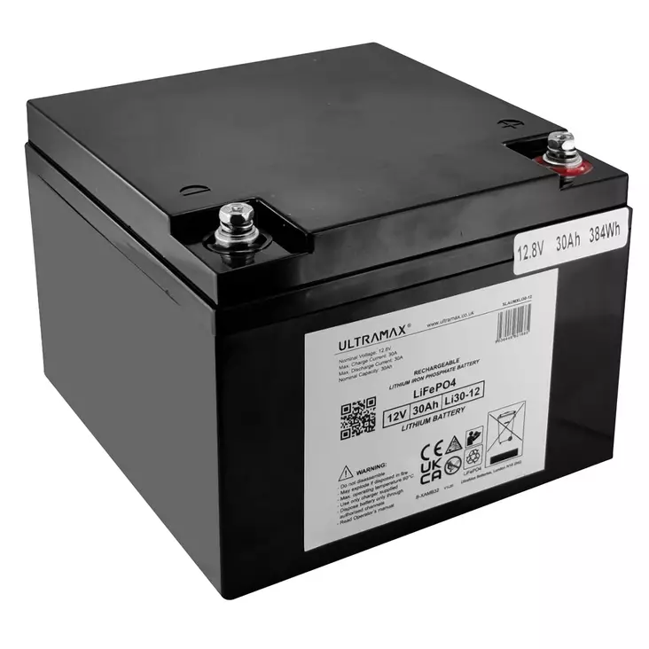 Ultramax LiFePO akku 12V 30Ah - Veneakut ja laturit - 5036446801685 - 1