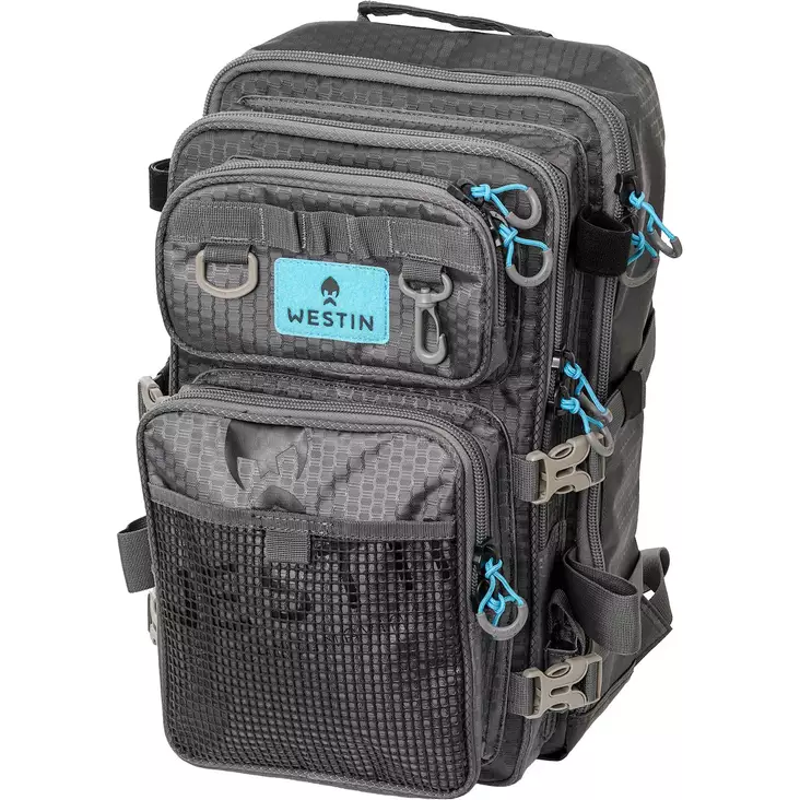 Westin W4 HD Backpack 2 Boxes Large Titanium Grey - Fiskelådor, väskor och betesaskar - 5707549552445 - 1