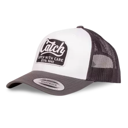 CWC Flexfit Trucker Cap Catch Logo White/khaki - Lippikset - 7340029440306 - 1