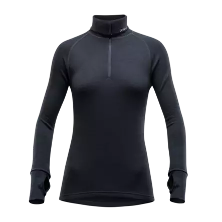 Devold Expedition Women's Zip Neck Black L - Devold underställ - 7028567100516 - 1