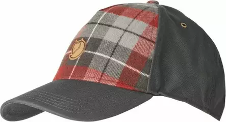 Fjällräven Övik plaid cap dark grey L/XL - Lippikset - 7323450385576 - 2