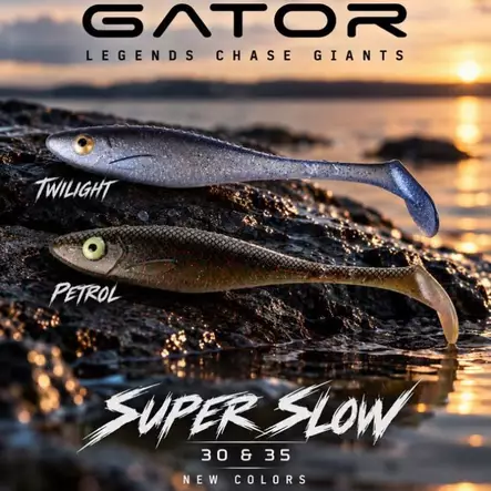 Gator Superslow 25cm 75g Black Perch - Haukijigit - 7350127257386 - 2