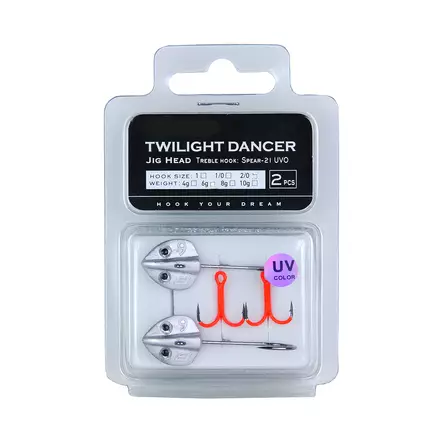 K.P Twillight Dancer Jig Head #1 4g 2kpl - Tasapainopilkit ja jigipilkit - 4251549191346 - 2