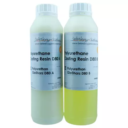 Svartzonker Polyurethan Casting Resin 1kg - Silikonimuotin valmistus - 4545458494576 - 1