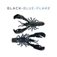 Headbanger RawCraw 7,6cm 5pcs Black Blue Flake - Jigit - 819521027386 - 1