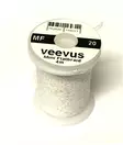 Veevus Mini Flat Braid Pearl White MF20 - Perhonsidontalangat - 7628201693116 - 1