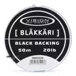Vision bäkkäri 50m 20lb Black - Backing Lines - 6417512844536 - 1