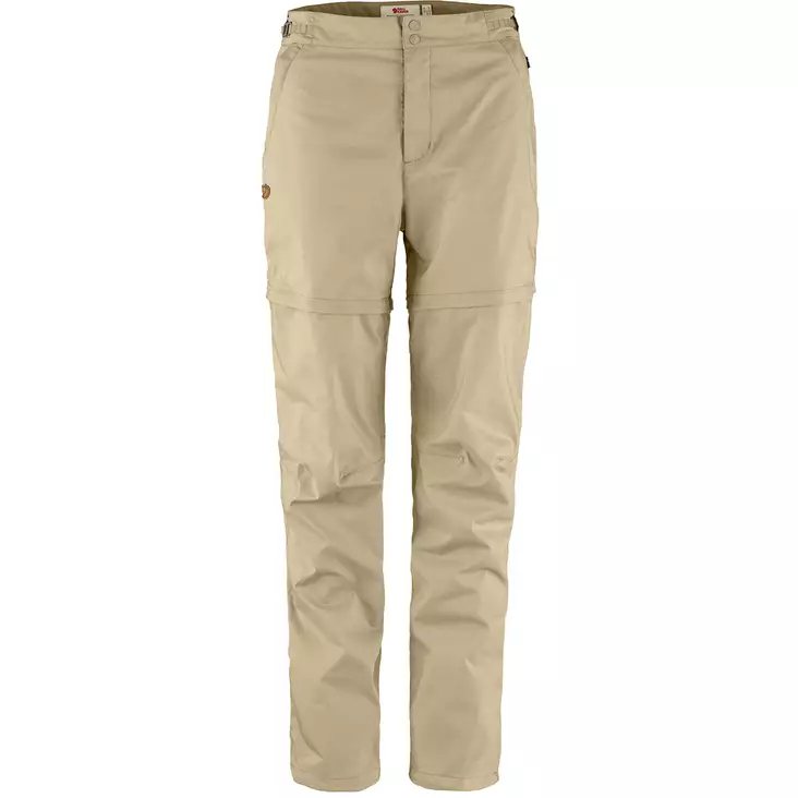 Abisko Hike Zip-Off Trs W36/R Fossil - Naisten Fjällräven housut - 7323451012006 - 1