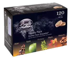Bradley Bisquette Variety Pack 120kpl - Friluftskök och tillbehör - 689796800256 - 1