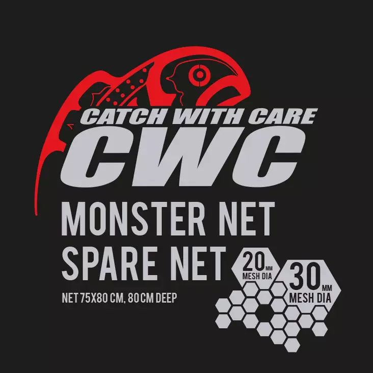 CWC Monster Spare Net 75x80cm 80cm Deep - Haavit - 7340029432806 - 1