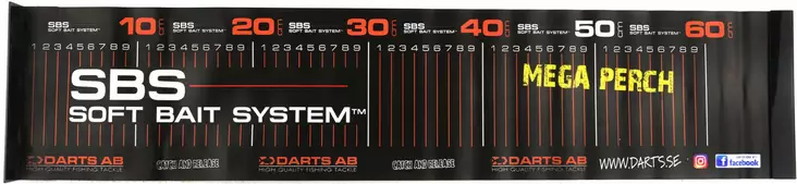 Darts SBS Perch Ruler 60cm - Va'at ja muut työkalut kalastukseen - 7330908834456 - 1