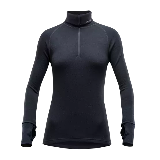 Devold Expedition Women's Zip Neck Black L - Devold aluskerrastot - 7028567100516 - 1