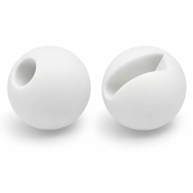 Fasna Slotted Tungsten Beads White 2,5mm - Perhokuulat - 3973813587556 - 1