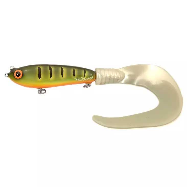 Fåzzbaits Fat-B-Tail 30cm 100g Rainforest Bazooka - Käsintehdyt haukivieheet - 4545458423026 - 1