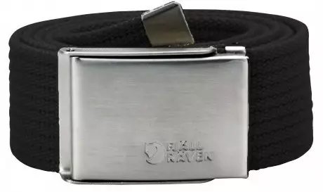 Fjällräven Canvas Belt black - Vyöt, henkselit ja säärystimet - 7392158473656 - 1