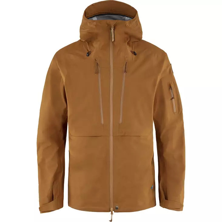 Fjällräven Keb Eco-Shell Jacket M Chestnut L - Miesten Fjällräven takit - 7323450643966 - 1
