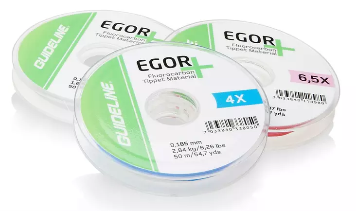 Guideline Egor+ Fluorocarbon perukesiima 50m 0,33mm (8,17kg) - Perhokalastus perukesiimat - 7033840338104 - 1
